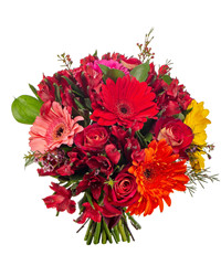 alstroemerias roses and gerberas bouquet. USA
